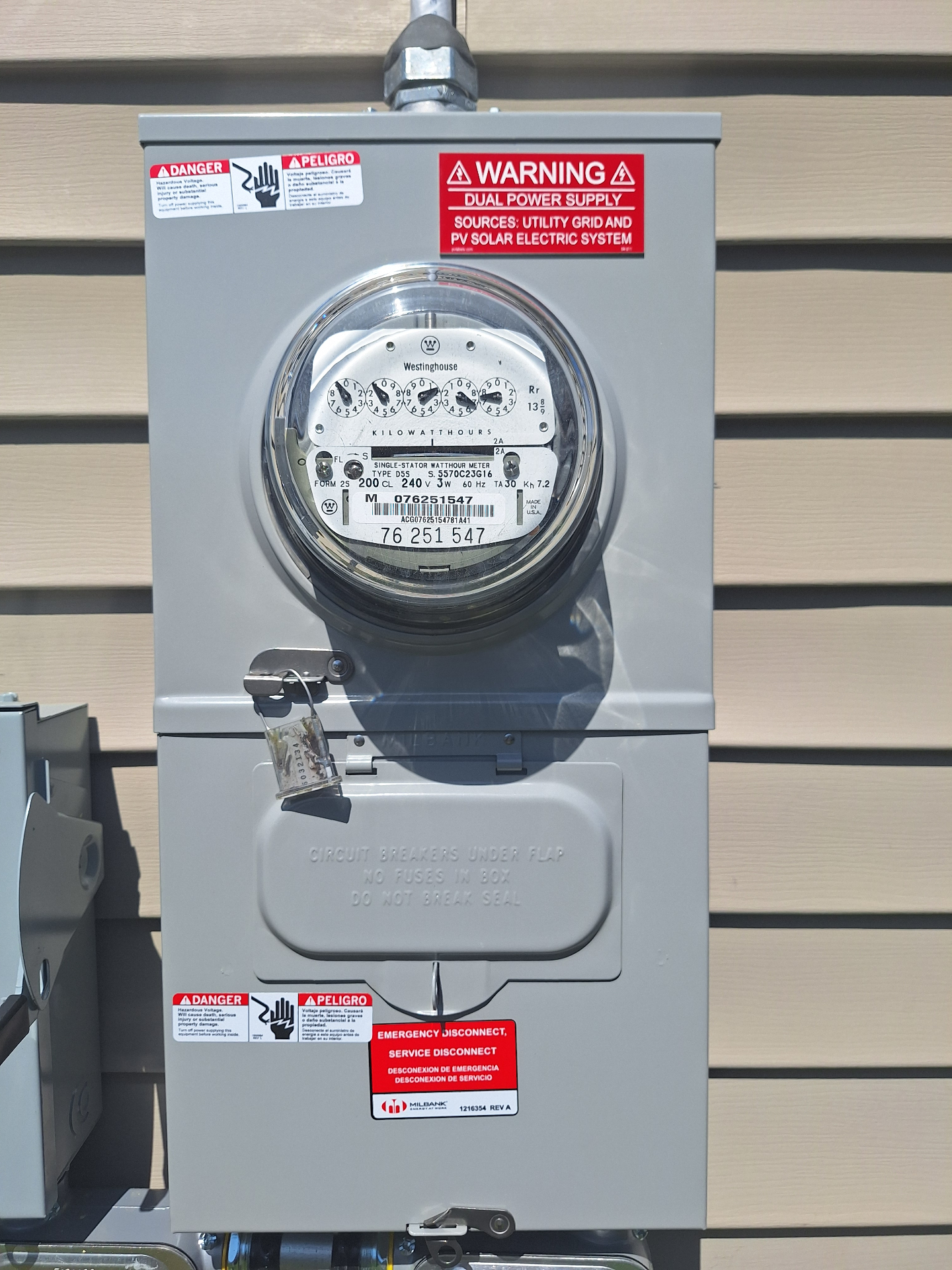 Meter Main & Exterior Disconnect